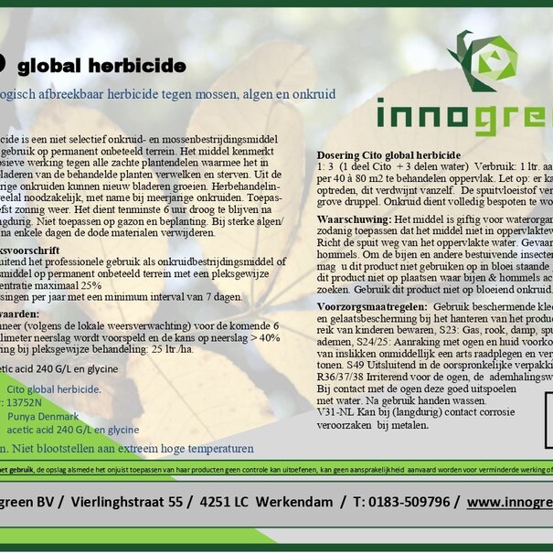 Innogreen Cito global herbicide