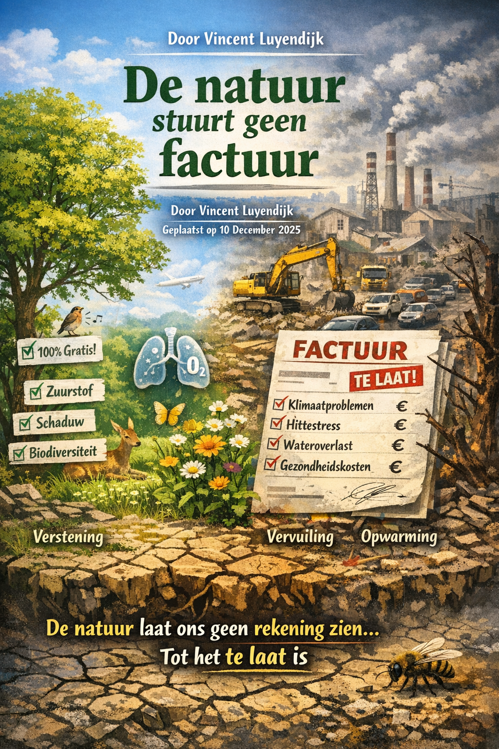 MEDIA | De natuur stuurt geen factuur (Vincent Luyendijk)