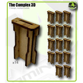 Large Wall End 3D (14pk)