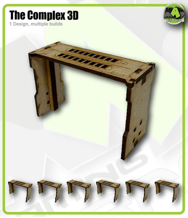 Complex 3D Small Wall Opening 3D (6pk)