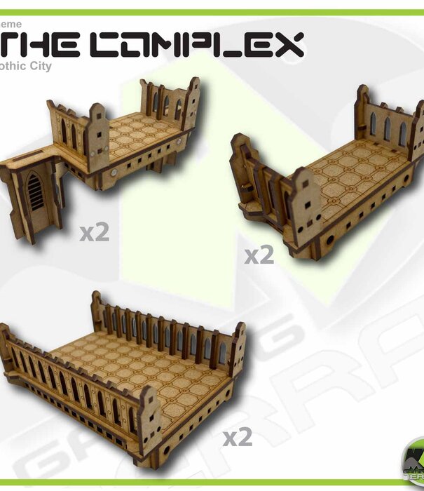 Complex Sky Bridge Large Wall Walkway Pk (Gothic Style)