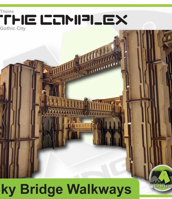 Complex Sky Bridge Large Wall Walkway Pk (Gothic Style)