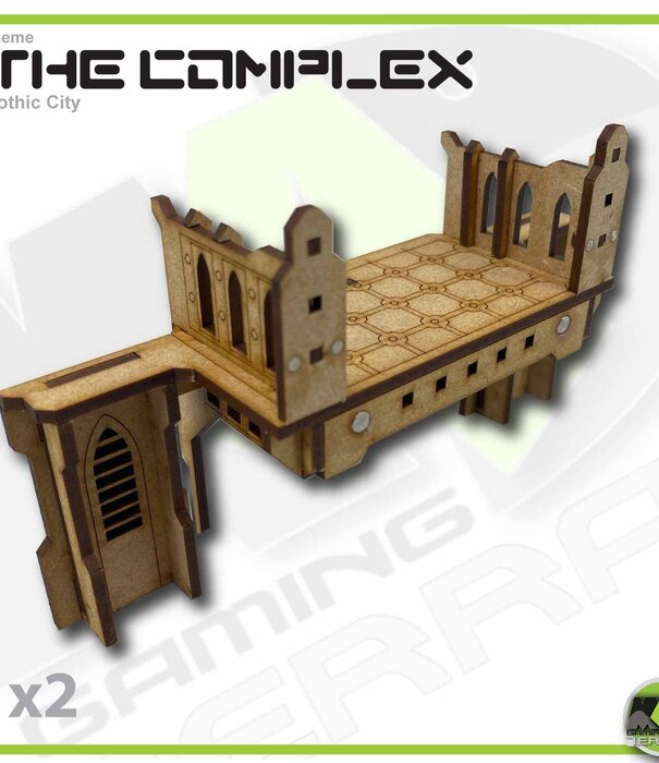 Complex Sky Bridge Walkway Large Wall Connection (Gothic Style)