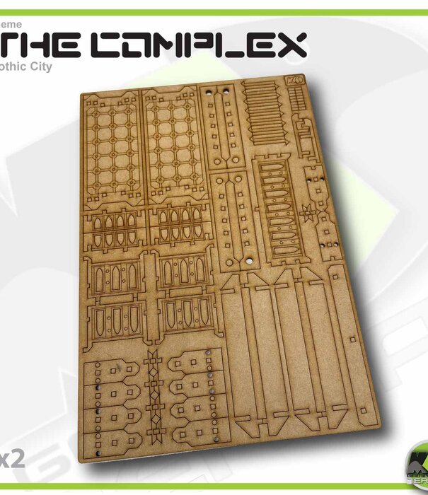 Complex Sky Bridge Lrg Wall Walkway Small Length (Gothic Style)