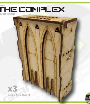 Double Height Large Wall Filled Double Arch T1