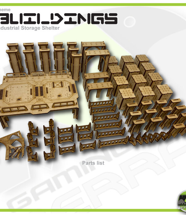 Complex Instrial storage shelter