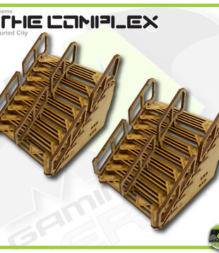 Double Width Straight Stairs