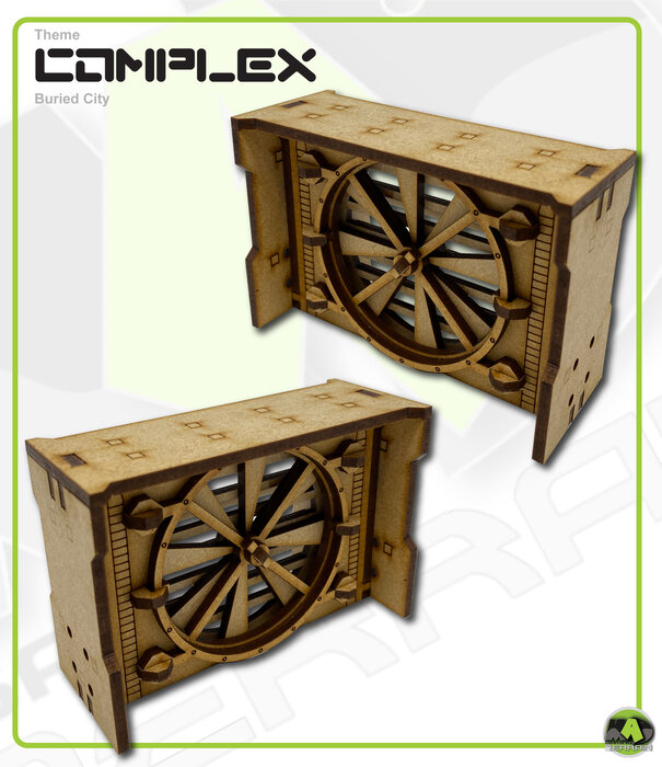 Complex Large Wall Single Fan