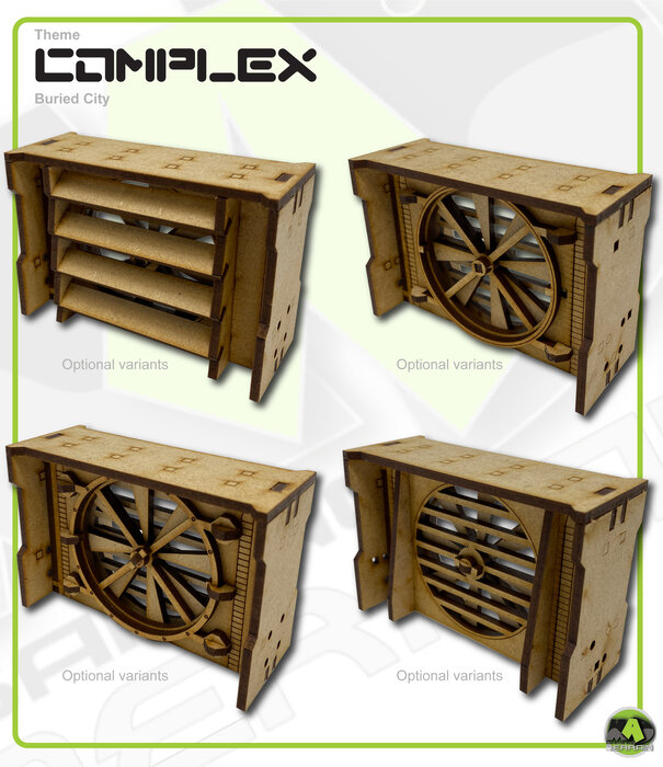 Complex Large Wall Single Fan