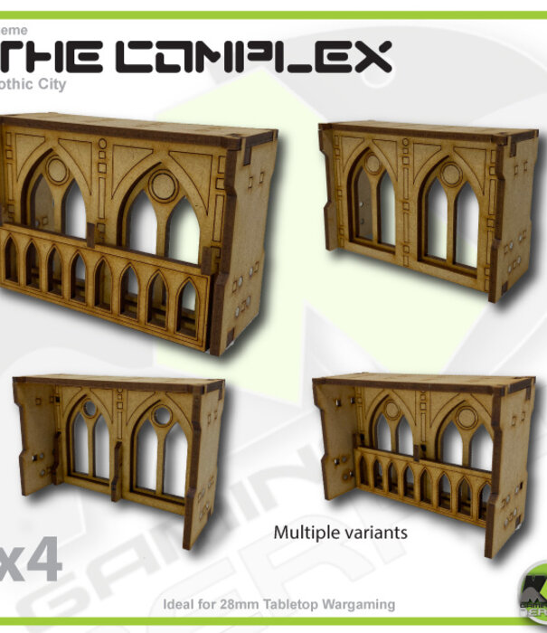 Complex Large Wall Gothic Windows Pack