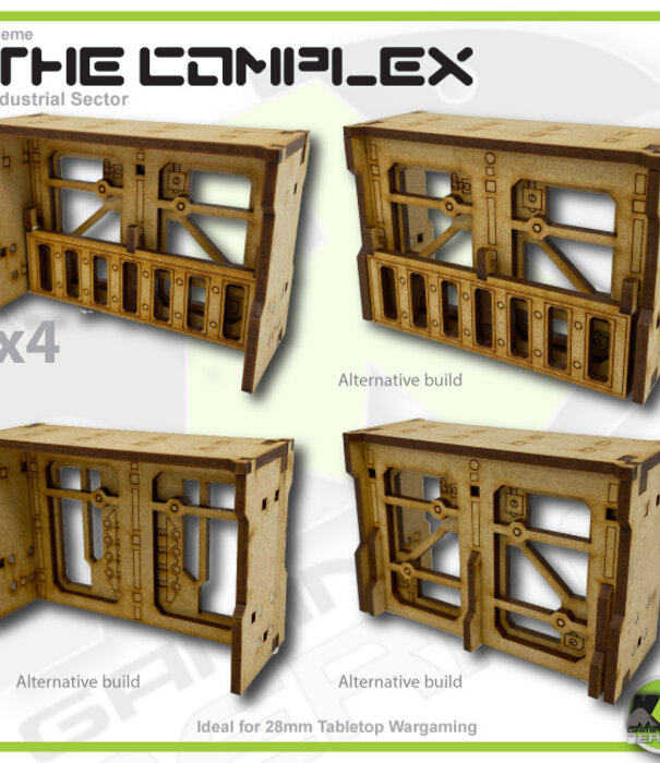 Complex Large Wall Industrial Windows