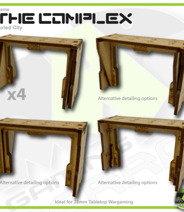 Complex Large Wall Open Entrance