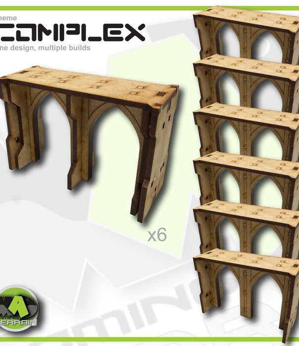 Complex Double Arch large wall section