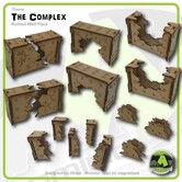 Ruined wall section set