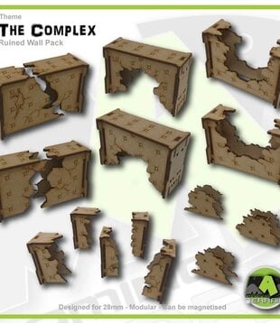 Ruined wall section set