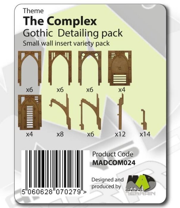 Complex Gothic Small Wall Insert Variety Pack