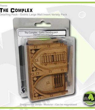 Gothic Large Wall Detailing Insert Variety Pack