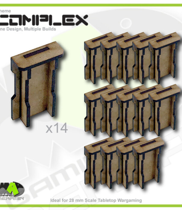 Complex Large Wall End Set