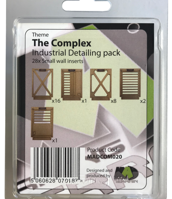 Complex Detailing pack - Industrial Set (Small wall inserts)