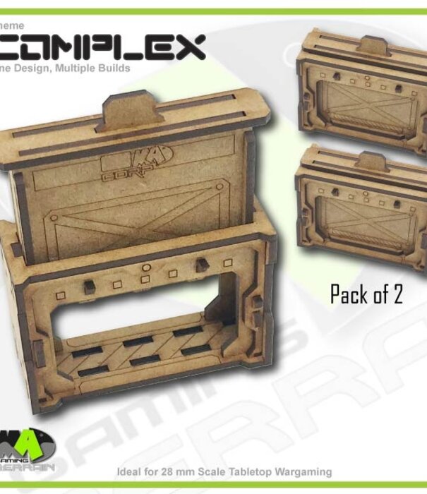 Complex Bulkhead Doors x2 pk