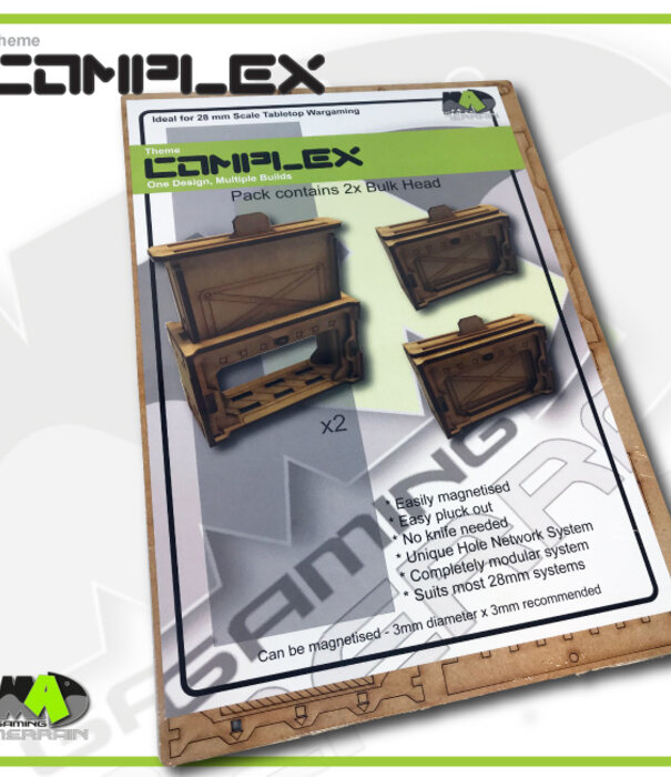 Complex Bulkhead Doors x2 pk