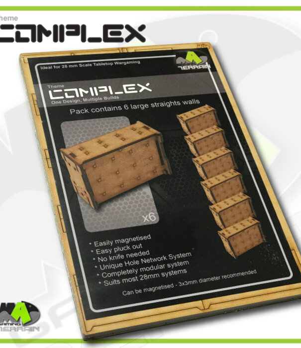 Complex Large Straight Wall Section Set