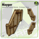 Armoured Linking Module - Enclosed Steps