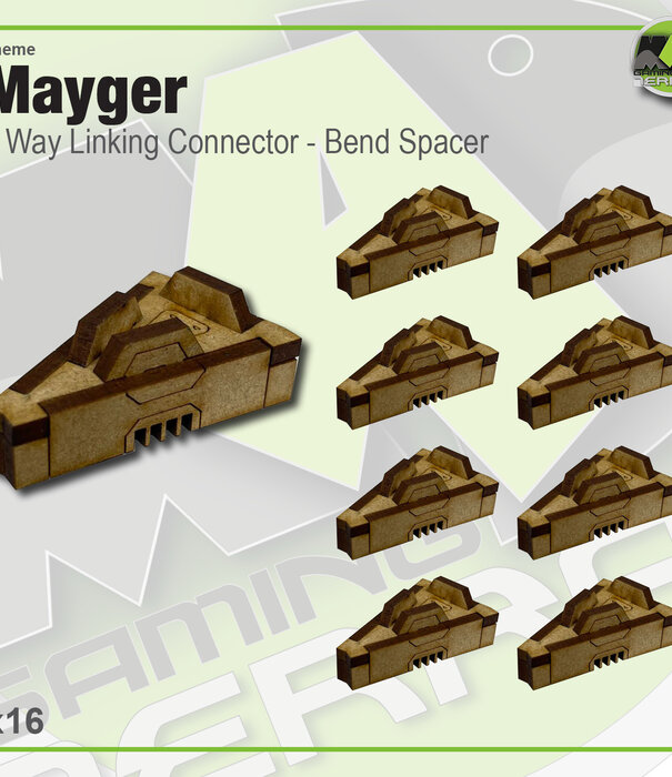 Mayger Linking Connector - 2 Way Bend Spacer 16pk