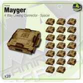 Linking connector - 4 Way Linking Connector Spacer