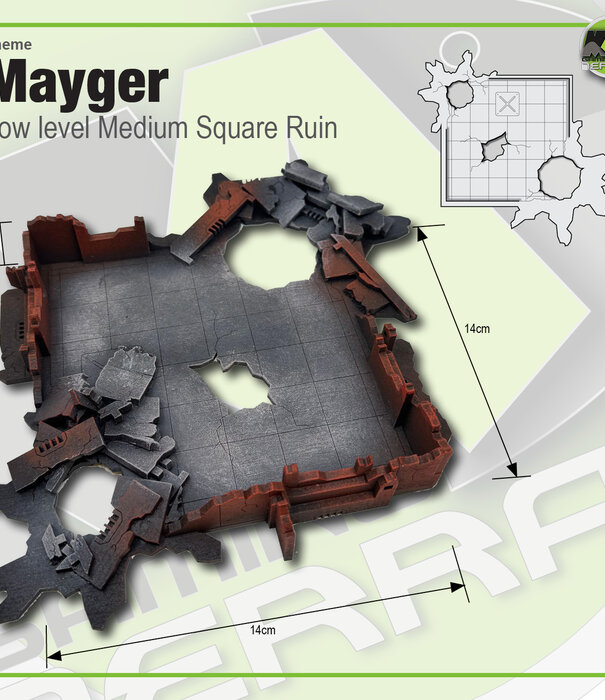 Mayger Low Level Square Ruins 2pk