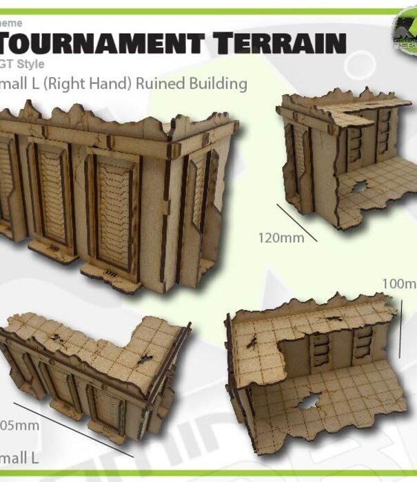 Mayger Medium L (Right) LGT Style Tournament Terrain MkII