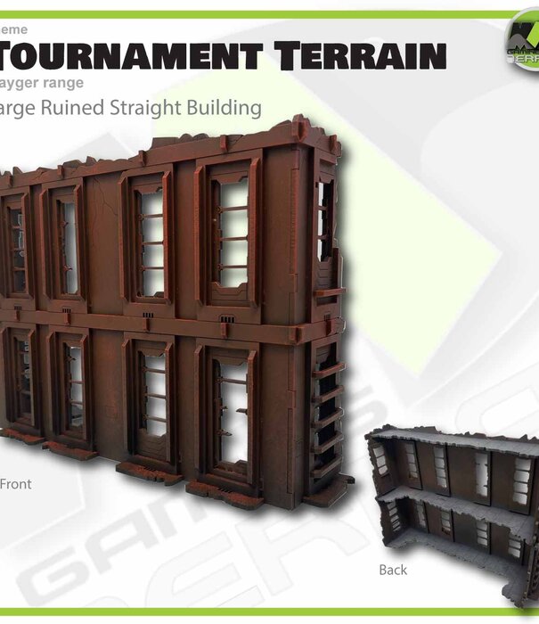 Mayger Large straight Ruined building