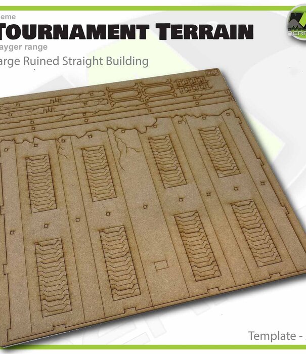 Mayger Large straight Ruined building