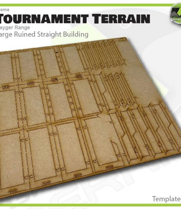 Mayger Large straight Ruined building