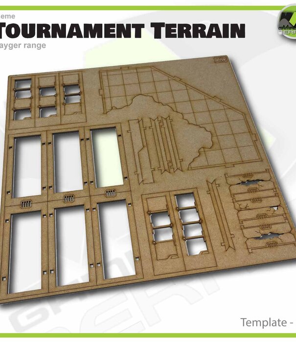 Mayger Large reverse angled ruined building