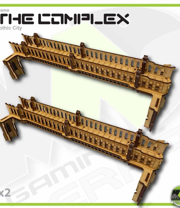 Complex Sky Bridge Small Wall Walkway Pk (Gothic Style)