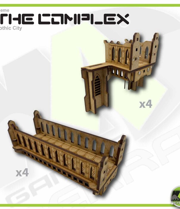 Complex Sky Bridge Small Wall Walkway Pk (Gothic Style)