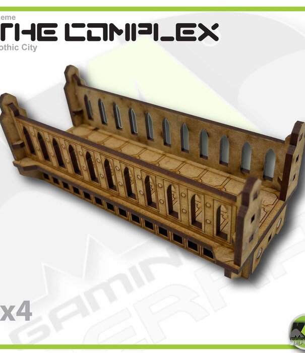 Complex Sky Bridge sml wall Walkway Standard Length (Gothic Style)