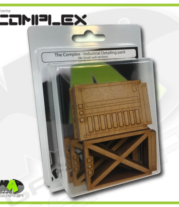 Complex Industrial Detailing pack - Small plain cross section wall insert
