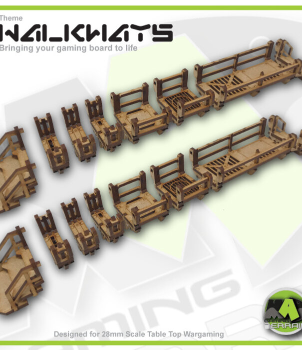 Hab Block Walkways - Expansion Set detailed