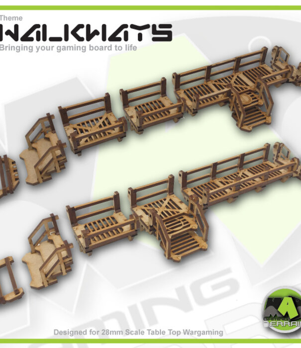 Hab Block Walkways - Standard detailed
