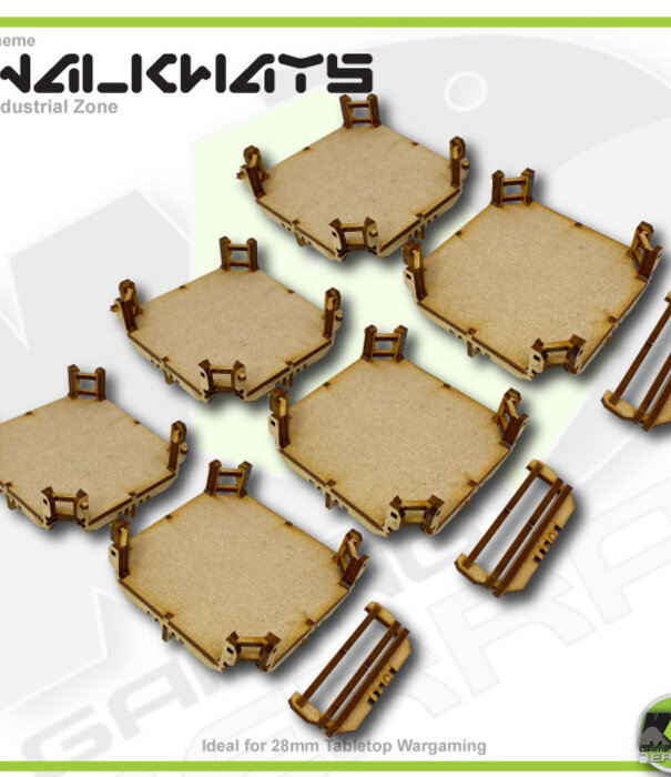 Hab Block Walkways - Wide Cross Section Set