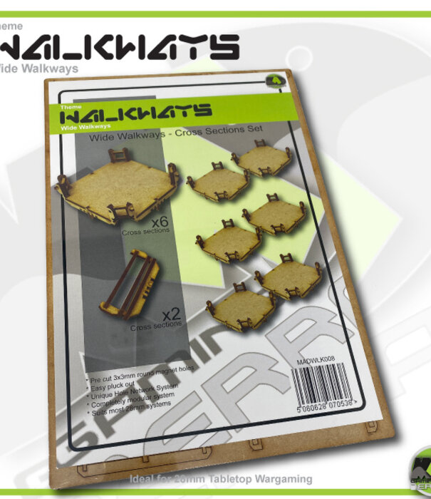 Hab Block Walkways - Wide Cross Section Set