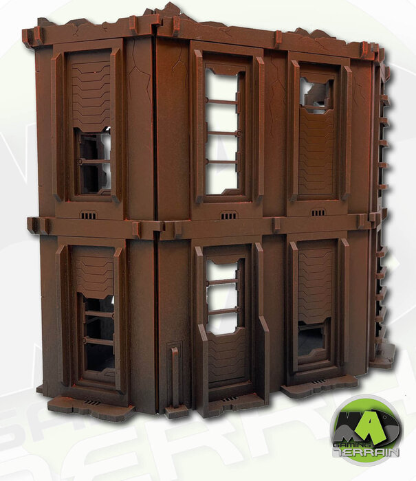 Mayger Large reverse angled ruined building