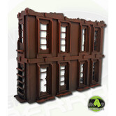 Large straight Ruined building