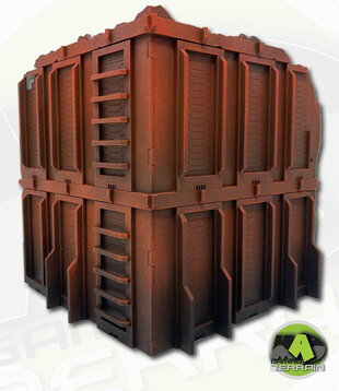 Mager Range Large L - Ruined Building MkII