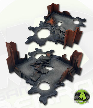 Square Ruins Crater 2pk