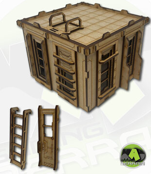 Square Pre Fab Building