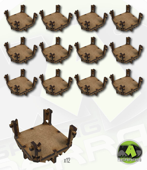 Hab Block Walkways - Cross Section Set