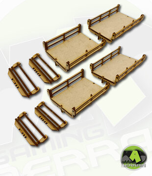 Walkways - Wide straight set